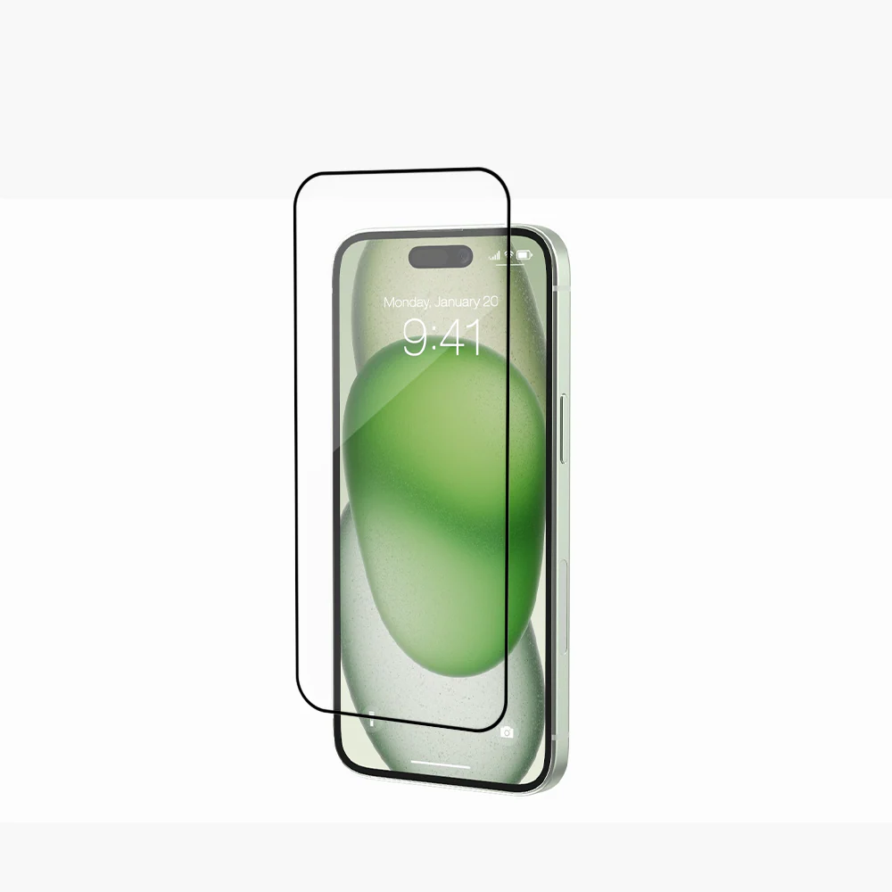 iPhone 15 Tempered Glass Screen Protector Guard - Image 2