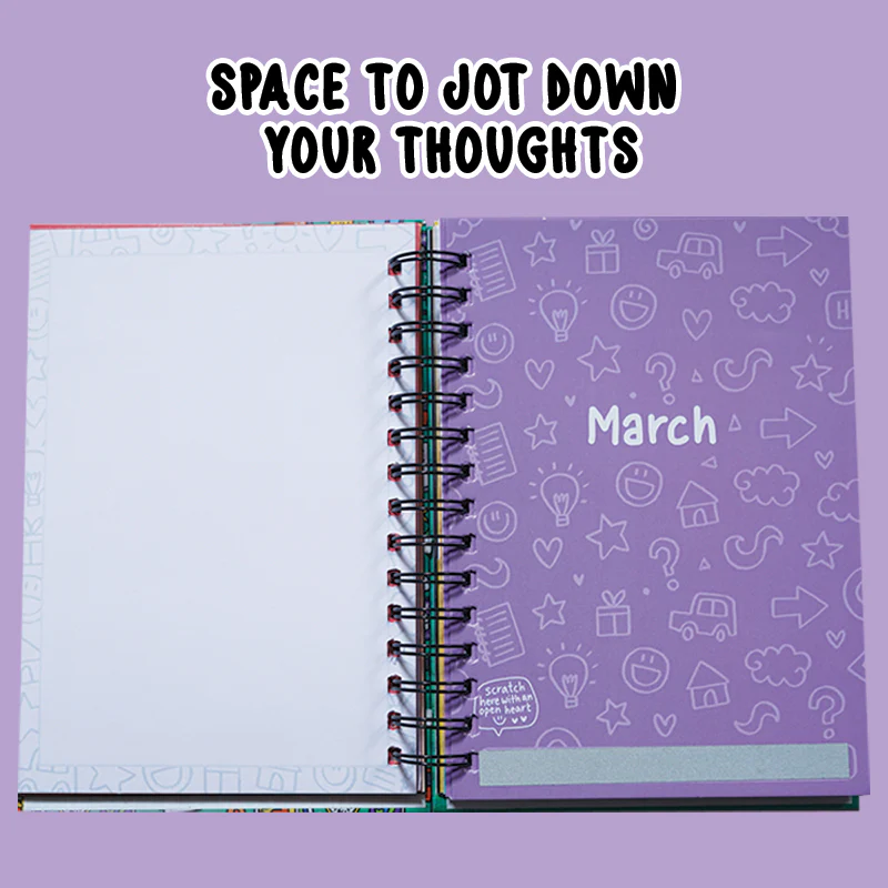 The Positivity Planner 2026 - Fun Yellow Animal Themed Printed Planner - Image 8