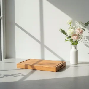 2 Inch Thick Extra Large Neem Wood Chopping Board 15×22×2 Inches – Wooden Cutting Board