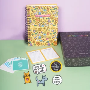 The Positivity Planner 2026 - Fun Yellow Animal Themed Printed Planner